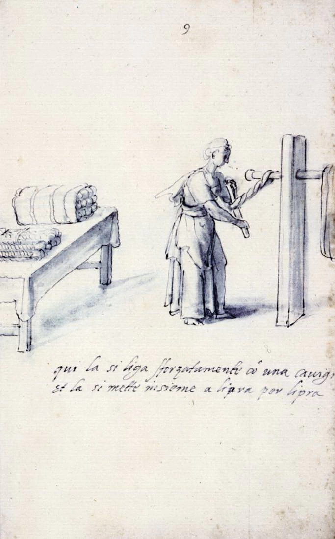 Trattato sulla cultura e la fabbricazione della seta (Serie di tredici disegni, n. 9) - Museum of Fine Arts, Boston